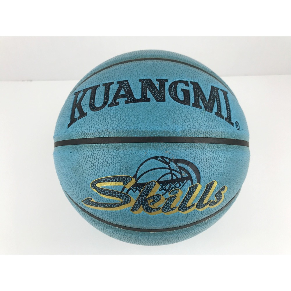 KUANGMI SKILLS Teal Basketball Composite‎ Leather Outdoor Indoor Size 5 - 27.5"
